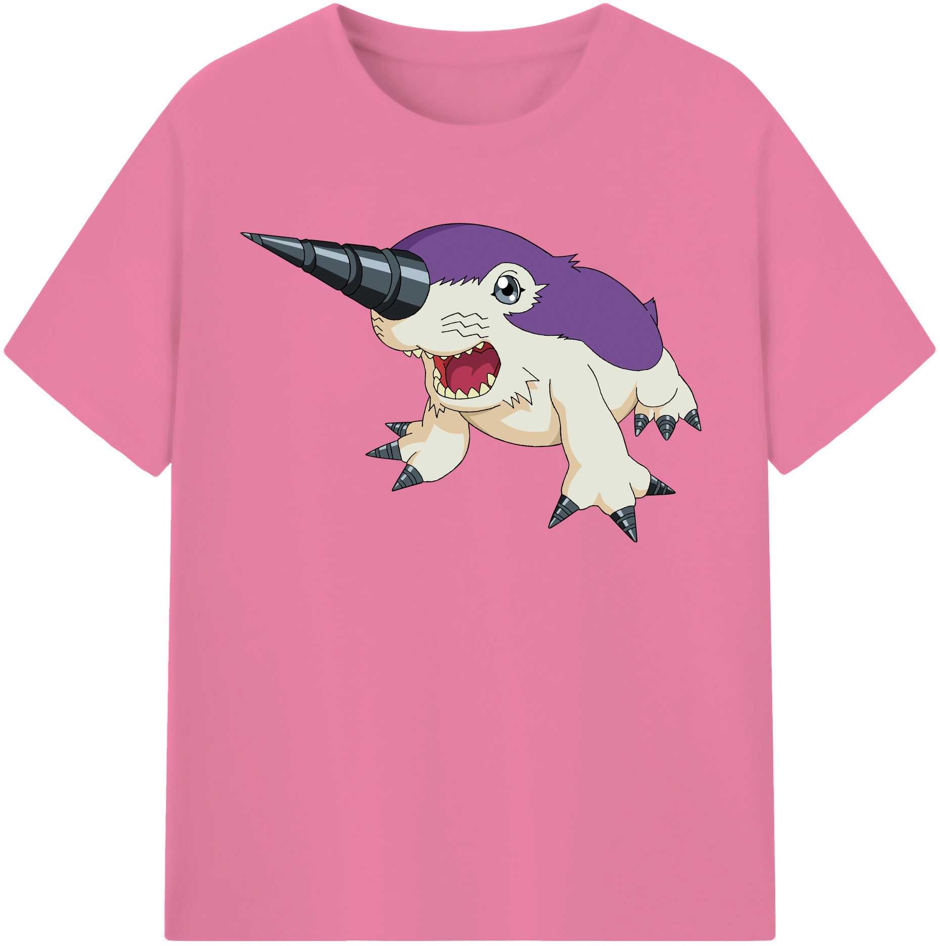 （画像用） Digimon デジタルモンスター/デジモン 綿100％半袖Tシャツ（フロントプリント）